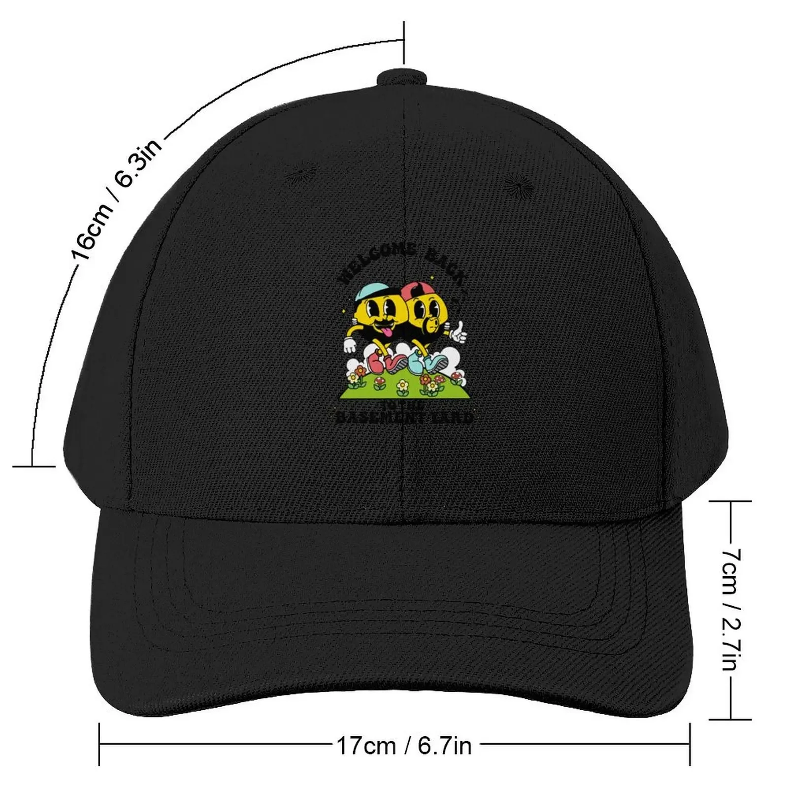 Santagato Studios Merch The Basement Yard Baseball Cap Visor Beach Sports Cap Horse Hat Women's Beach Outlet 2025 Men's