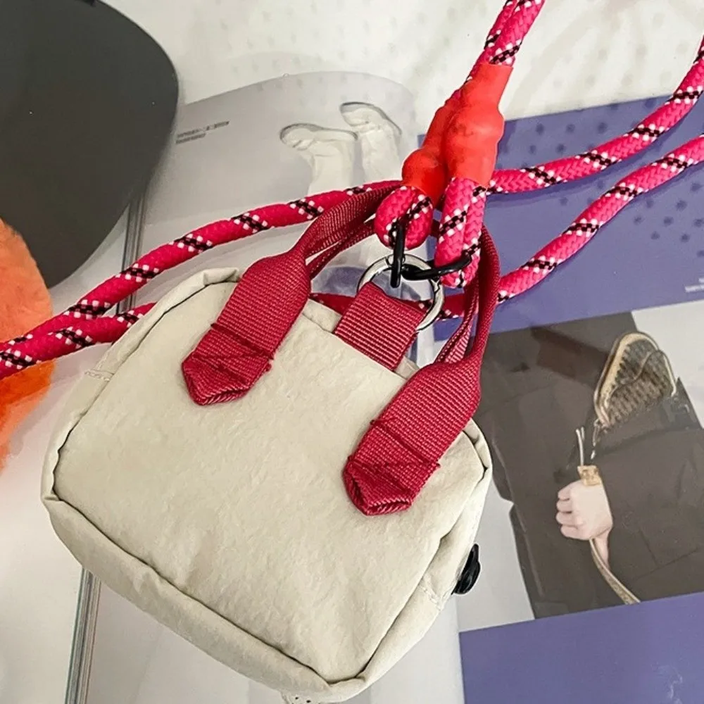 

Маленькая сумка для хранения, нейлоновая мини-сумка через плечо, водонепроницаемая сумка в корейском стиле, подвесная сумка на шею, держатель для карт, сумка на молнии, кошелек с подвеской