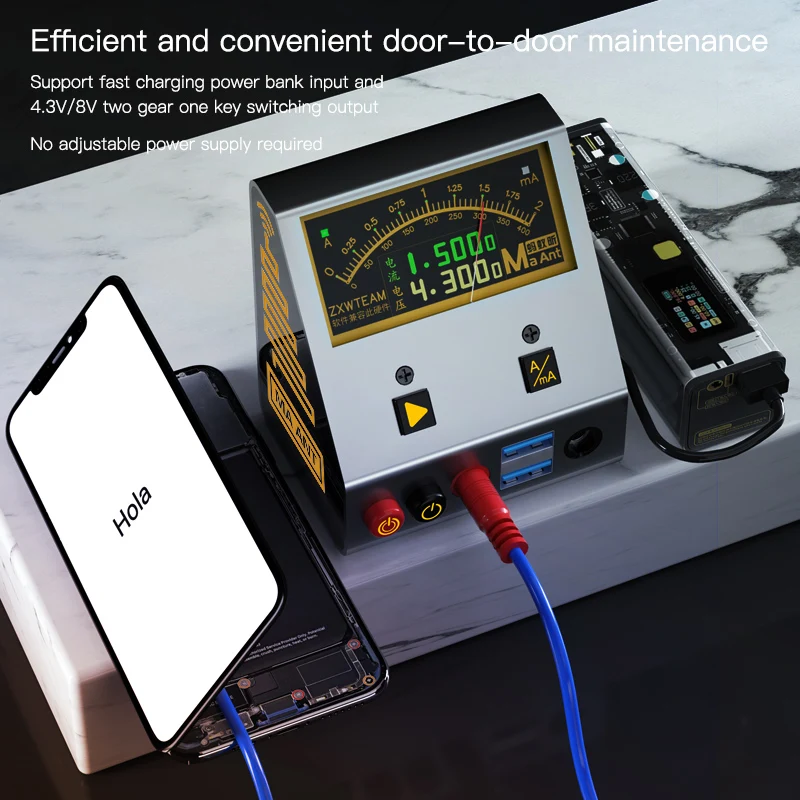 MaAnt Current Recording Analyzer/Mobile WorkBench/4.3V/8V one key Switcing/Current Recording Data Monitoring/Motherboard Current