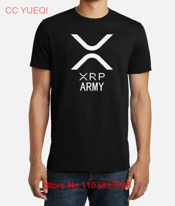 XRP ARMY T-shirt Tee Coin Crypto Currency Moonshot, Ripple