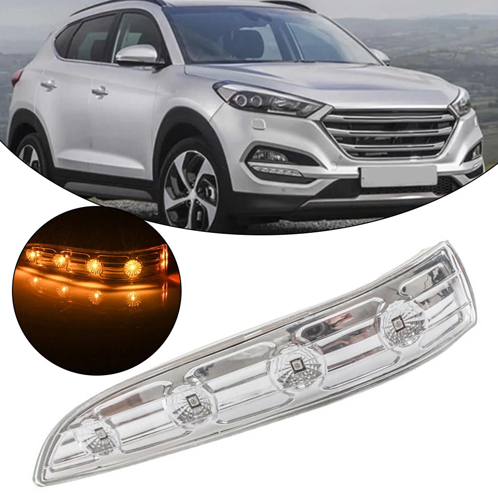 Aftermarket Mirror Turn Signal 32 Cm Wire Length Side View Mirror 12V Voltage ABS And Material Clear  Aftermarket