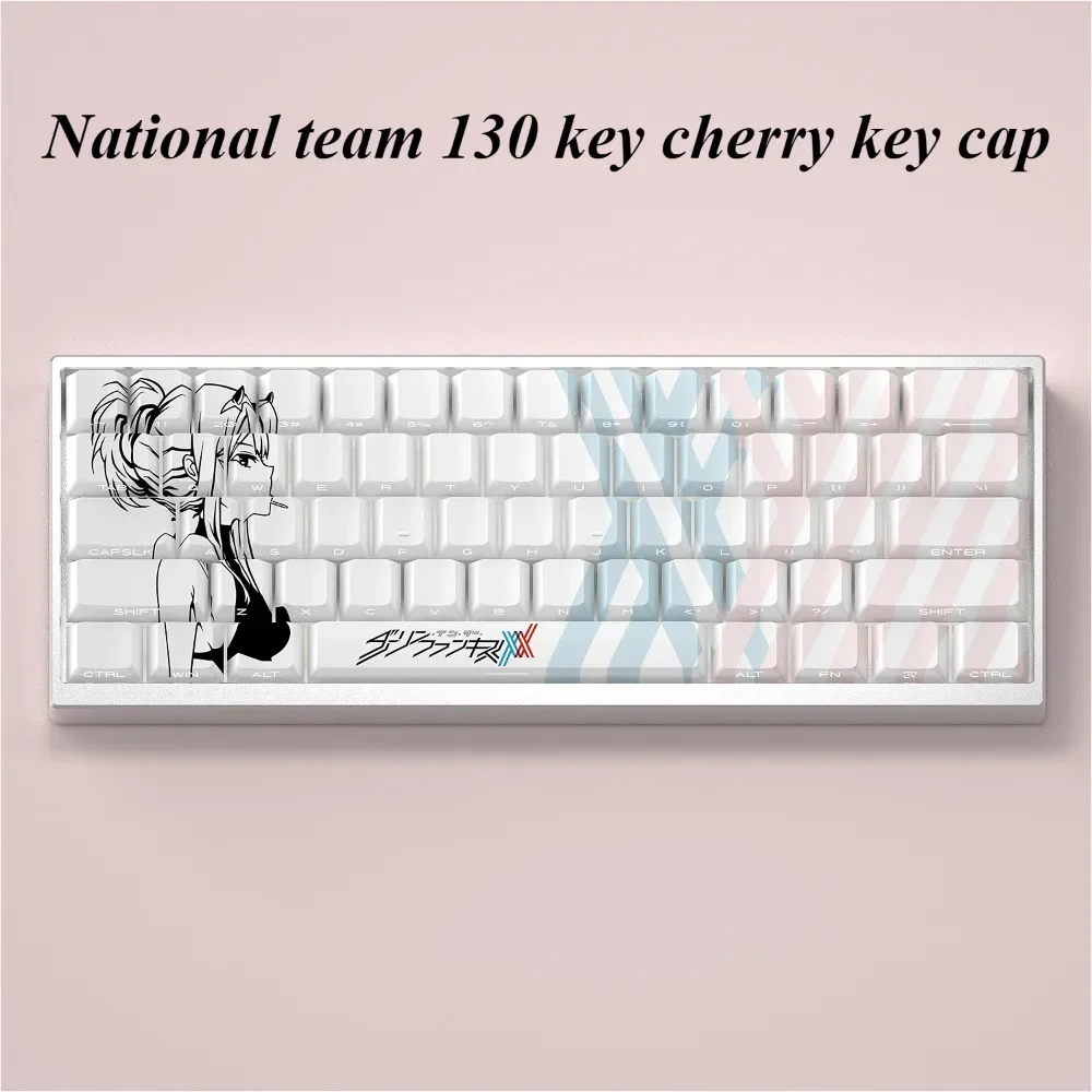 National team 130 keys, cherries, keycaps, custom keycaps, anime, personalized keycaps, mechanical keyboard accessories