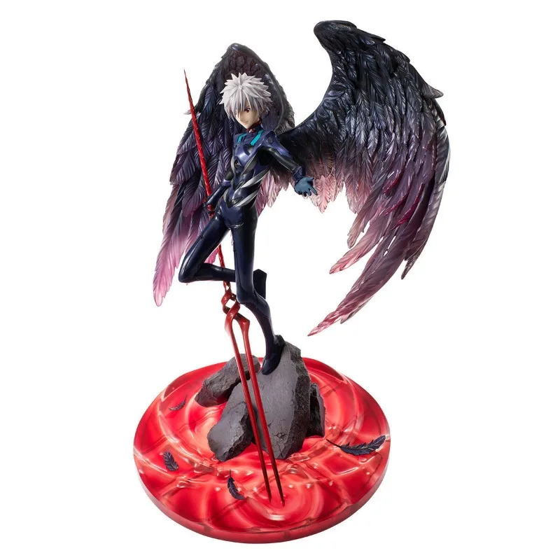 Genuine Original Mega House EVANGELION：2.22 YOU CAN (NOT) ADVANCE. Nagisa Kaworu 15th Anniversary Anime Figure Model Doll Gift