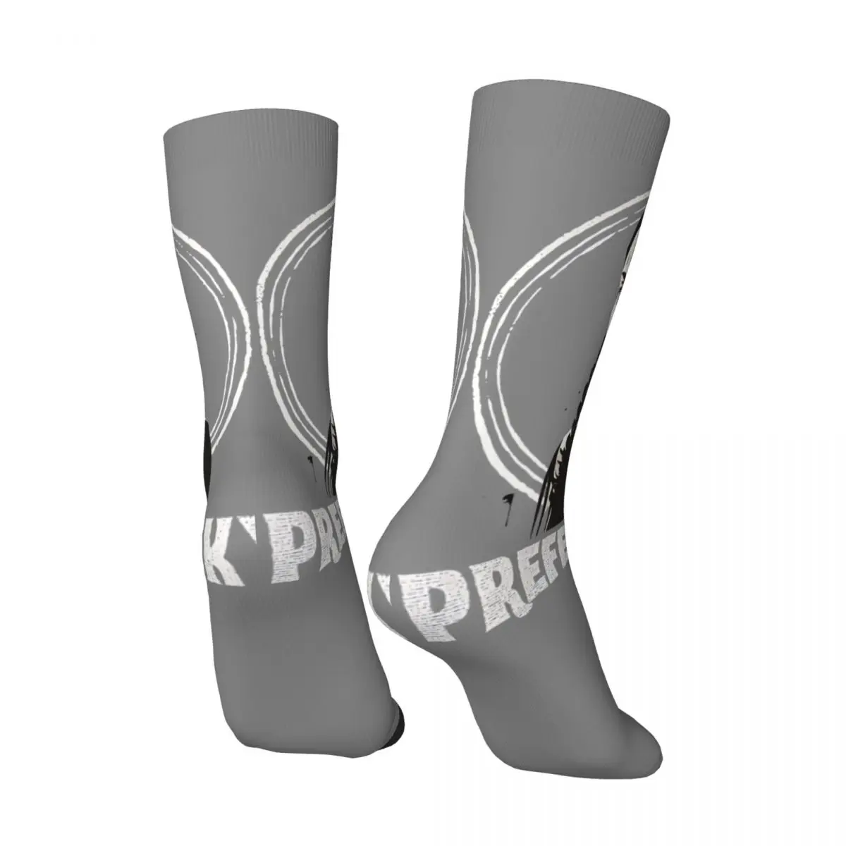 Funny Happy compression Socks Nevermore Academy I Prefer Spooky Classic Retro Nostalgia Old School Style Casual Crew Crazy Sock