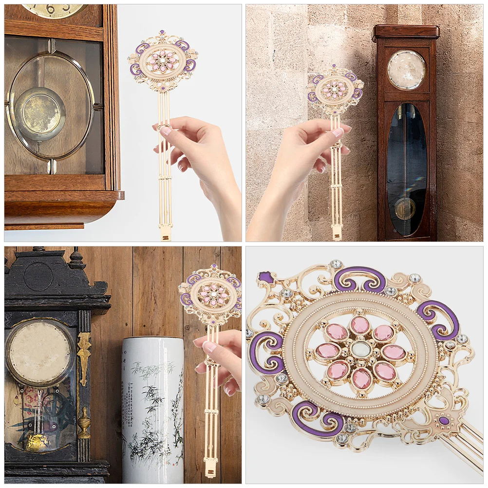 

2pcs Quartz Pendulum Metal For Wall Replacement Decorative Pendulum Pendant Diy Clock Parts Wall Clock Accessories