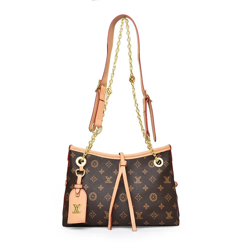 

Chic Retro Tote Bag for Women Large Capacity PU Leather Shoulder Purse, Vintage Work Commuter Bag, Fashionable Crossbody Handbag