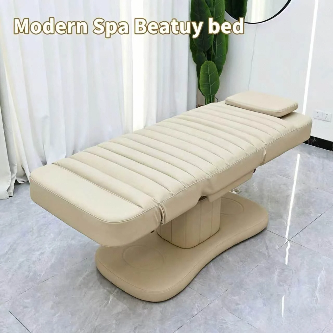 Professional Modern Electric Armrest Beauty Salon Massage Table 3 Motors Adjustable Height Ergonomic Foldable