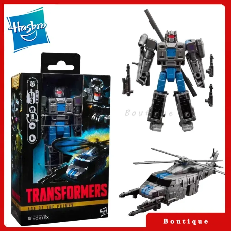 Em estoque Hasbro Transformers brinquedosAge Of The Primes Deluxe Class Combaticon Vortex Cybertron Autobots Figuras de ação colecionáveis