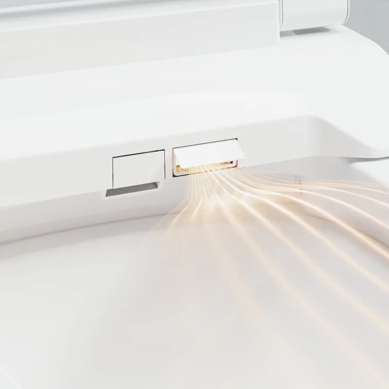 Assento Sanitário Inteligente Automático com Bidê Integrado, Formato Quadrado e Material Plástico - Oferta Competitiva