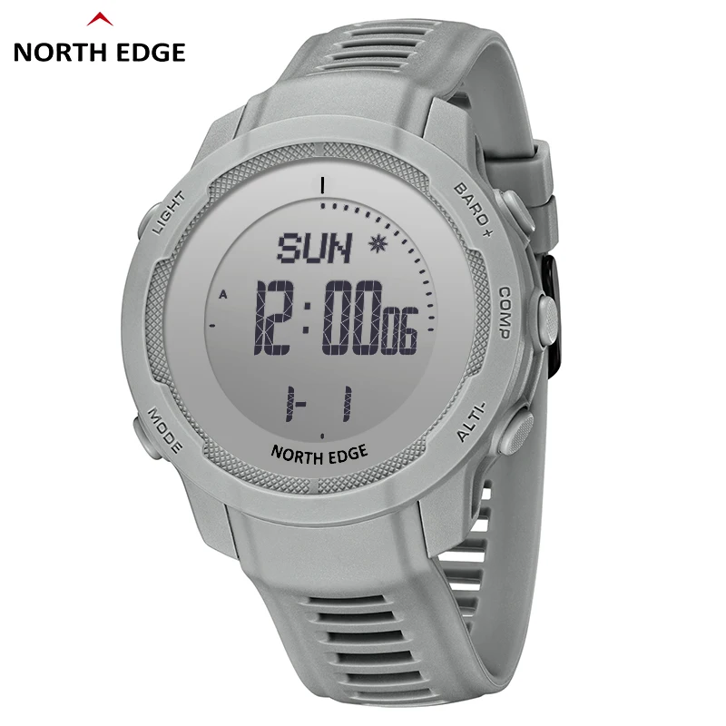 NORTH EDGE New Vertico Men Digital Watch Military Sports Watches Waterproof Altimeter Barometer Compass Alarm Outdoor Wristwatch