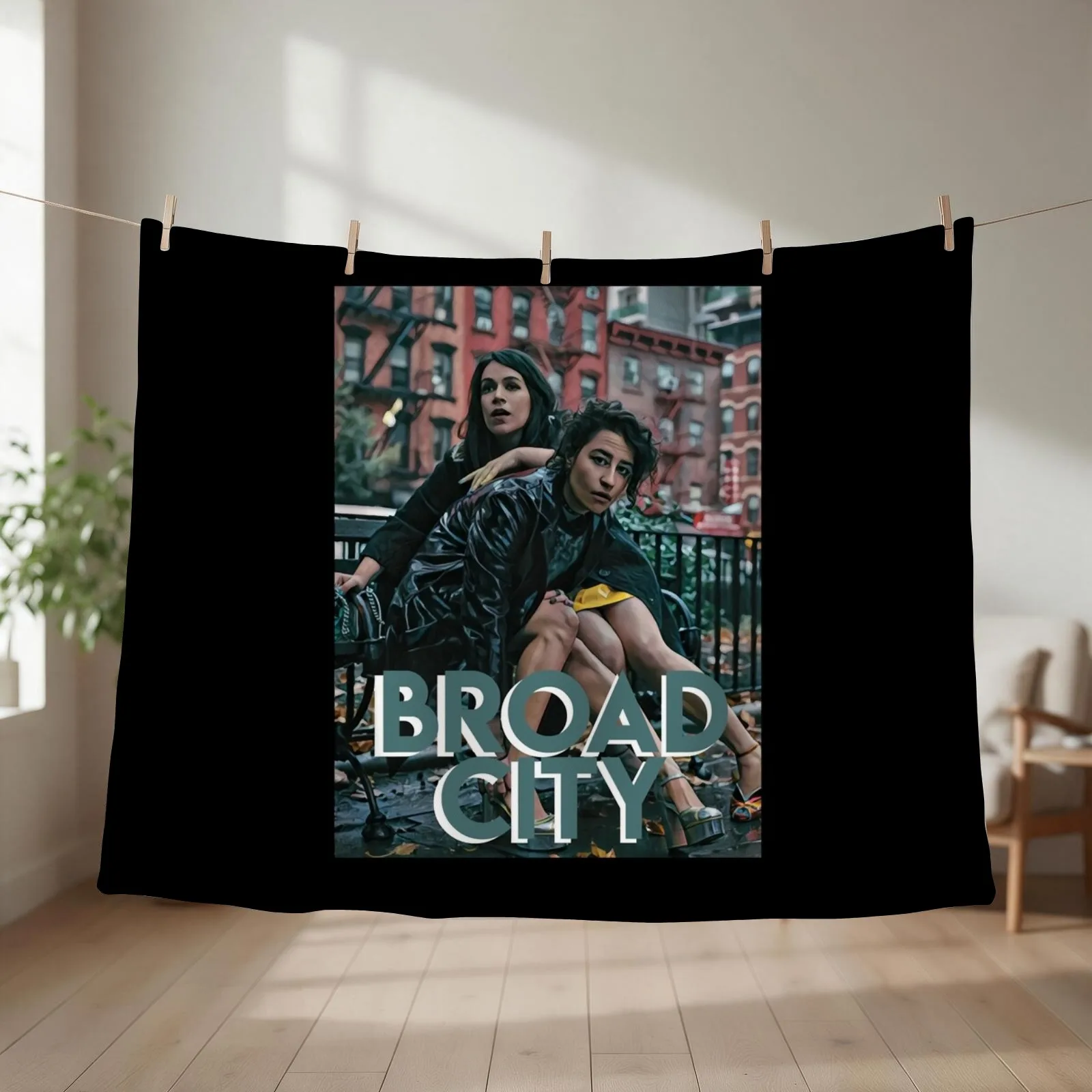 Cute Photograp Broad City Most Successful Woman Man Throw Blanket couch cozy soft plush fuzzy picnic outdoor blanket