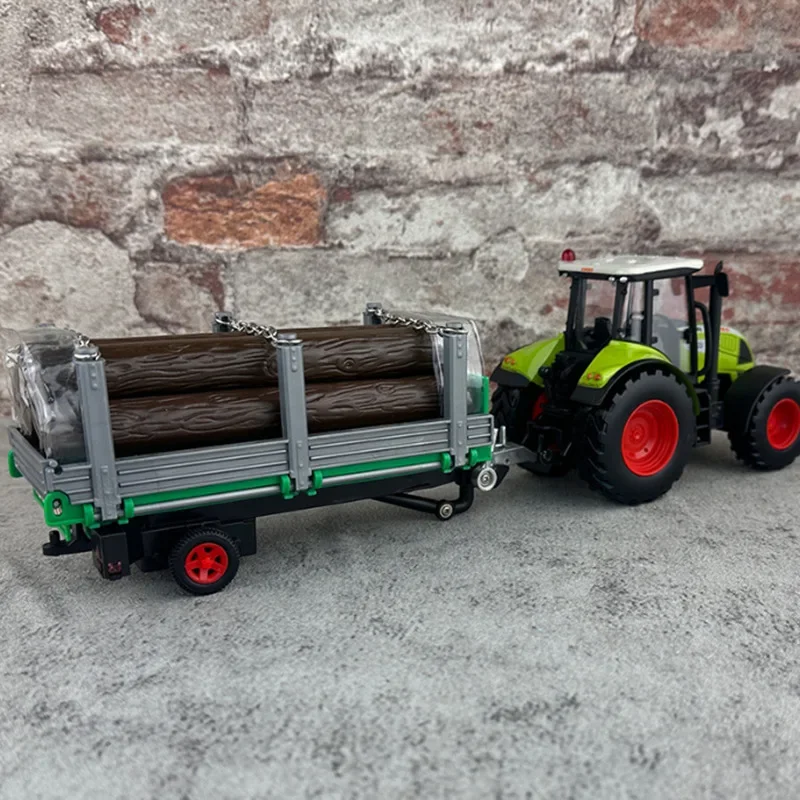 1/32 lega trasporto trattore modello Diecast simulazione veicoli agricoli strumento agricolo auto coltivata terra modello di auto giocattoli per bambini