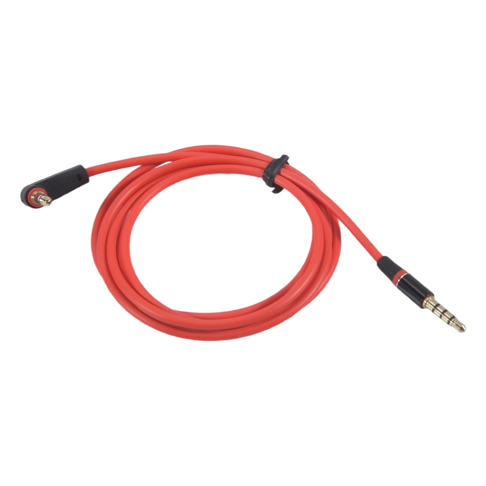 AA60 3.5mm 1/8 inch Male to Male 4 Pole Car AUX Audio Cord Cable Record Headphone RED 120cm