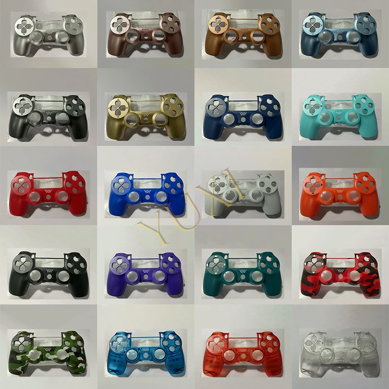 1PC Replacement Front Faceplate Cover Housing Shell For PS4 5.0 JDS-050 JDM-050 Controller Top Upper Hard Protective Case