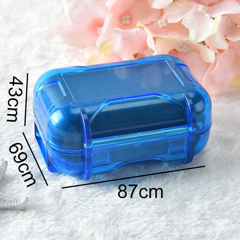 Portable Adjustable Waterproof Storage Case Box Holder For Hearing Aids Monitors Earphones Storage