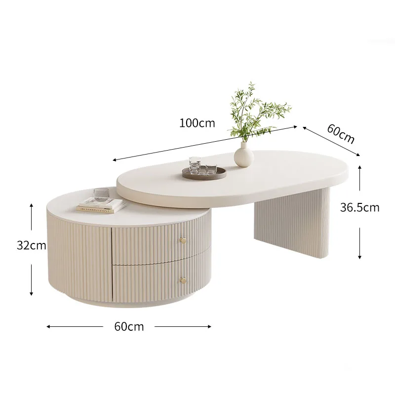 طاولات قهوة بسيطة للتخزين، فاخرة وحديثة، موفرة للمساحة، طاولة قهوة ممتازة، أثاث منزلي فريد من نوعه من Tavolino