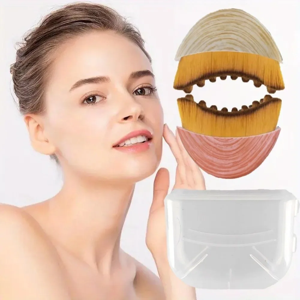 Portable Lymphatic Contour Face Brush Chin Reduce Puffiness With Box Contour Massager for Jawline Multi-function
