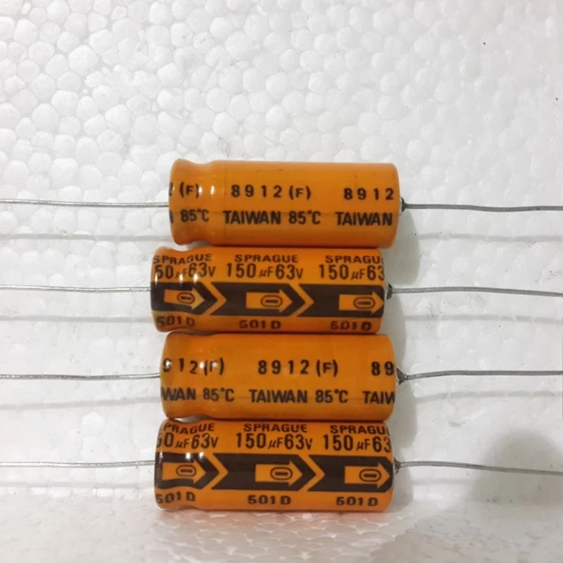 

10PCS Triode Axial Horizontal Electrolytic Capacitor 63V 150UF 150UF 63V 10X25