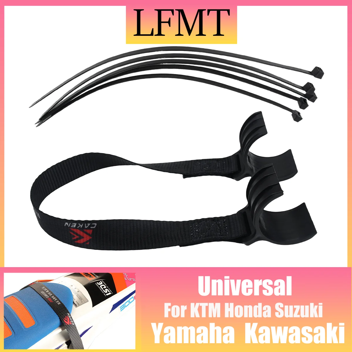 

Motorcycle Front Rear Holding Fender Pull Belt Strap Rescue Pull Belt For KTM EXC SXF XCF XCW XCFW EXCF SMR 350 400 450 500 530