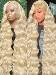 613 Blonde Body Wave 13x6 HD Lace Frontal Wigs Preplucked Brazilian glueless wigs human hair 13x4 Lace Front Human Hair Wigs