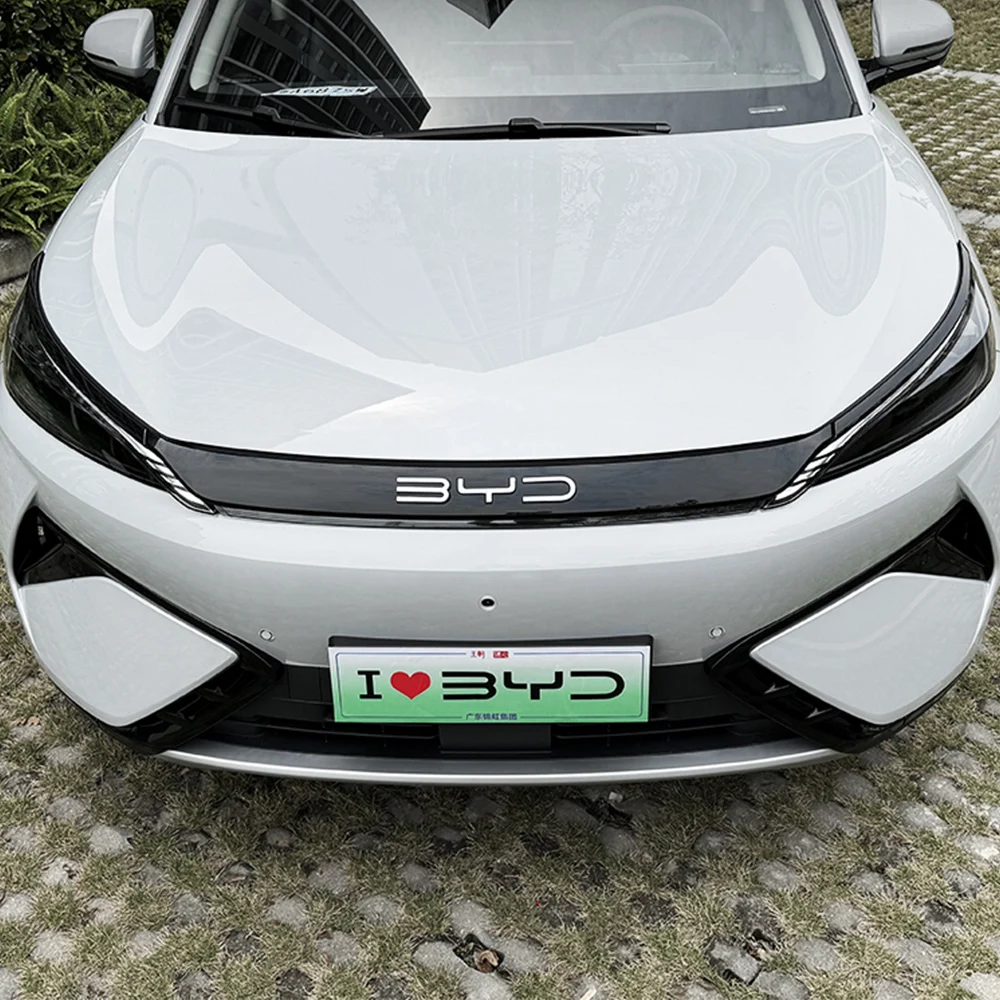 

For 2022-2025 BYD ATTO 3 Yuan Plus Front Hood Black Knight Kit Car Modification Supplies ABS Decorative Strip More Exercise