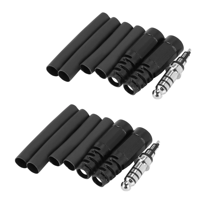 Top Deals-Adaptador de auriculares de repuesto para helicóptero, adaptador de auriculares con enchufe de helicóptero U-174 / U tipo A, soldadura para auriculares de helicóptero David Quinn, 2 uds.