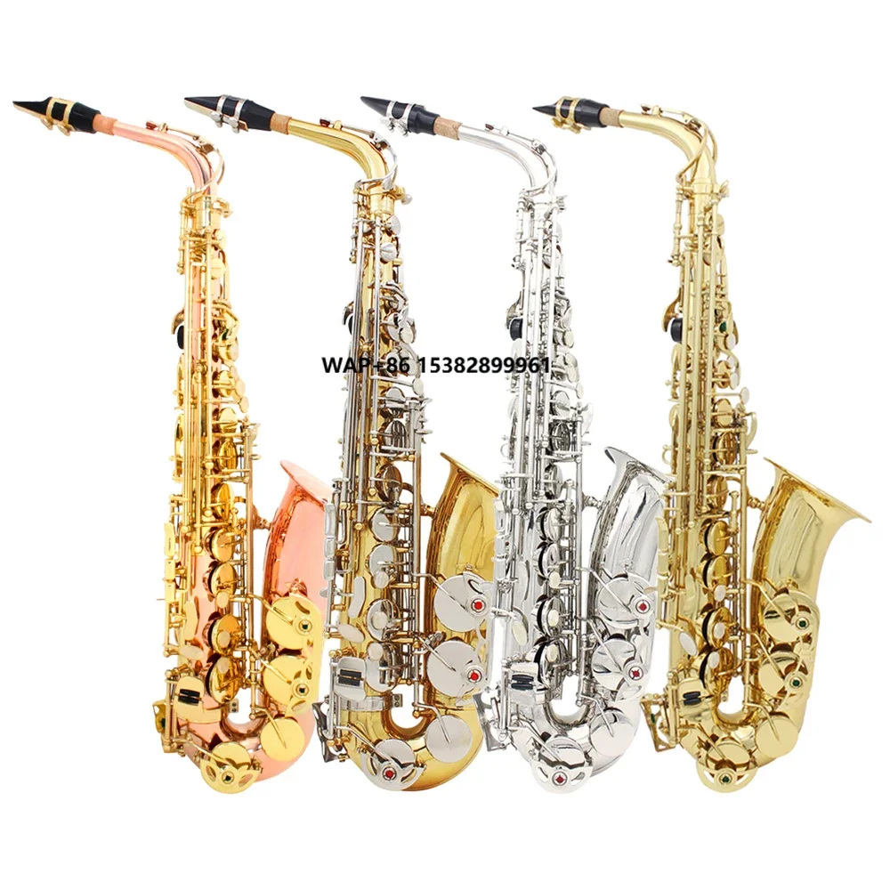 Factory Free OEM Cheap Professional Alto Sax Professionnel Alto Saxophone With Bags Neck Strap Pad