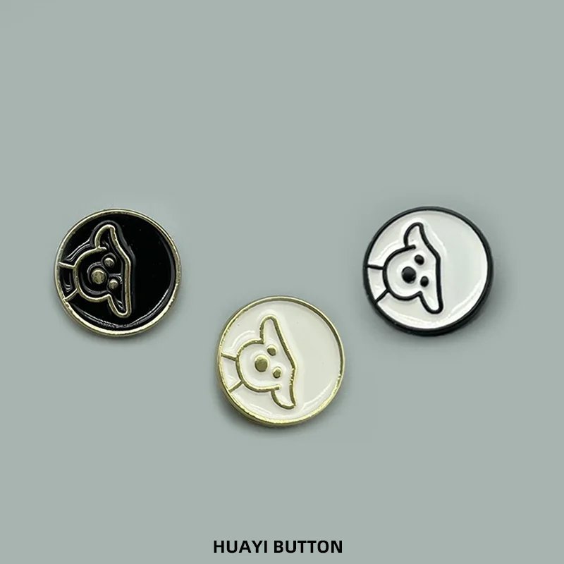 

Cute 5PCS/Lot Dog Pattern Metal Sewing Decorate Button Shirt Clothing Crafts Handmade DIY Accessories 12MM