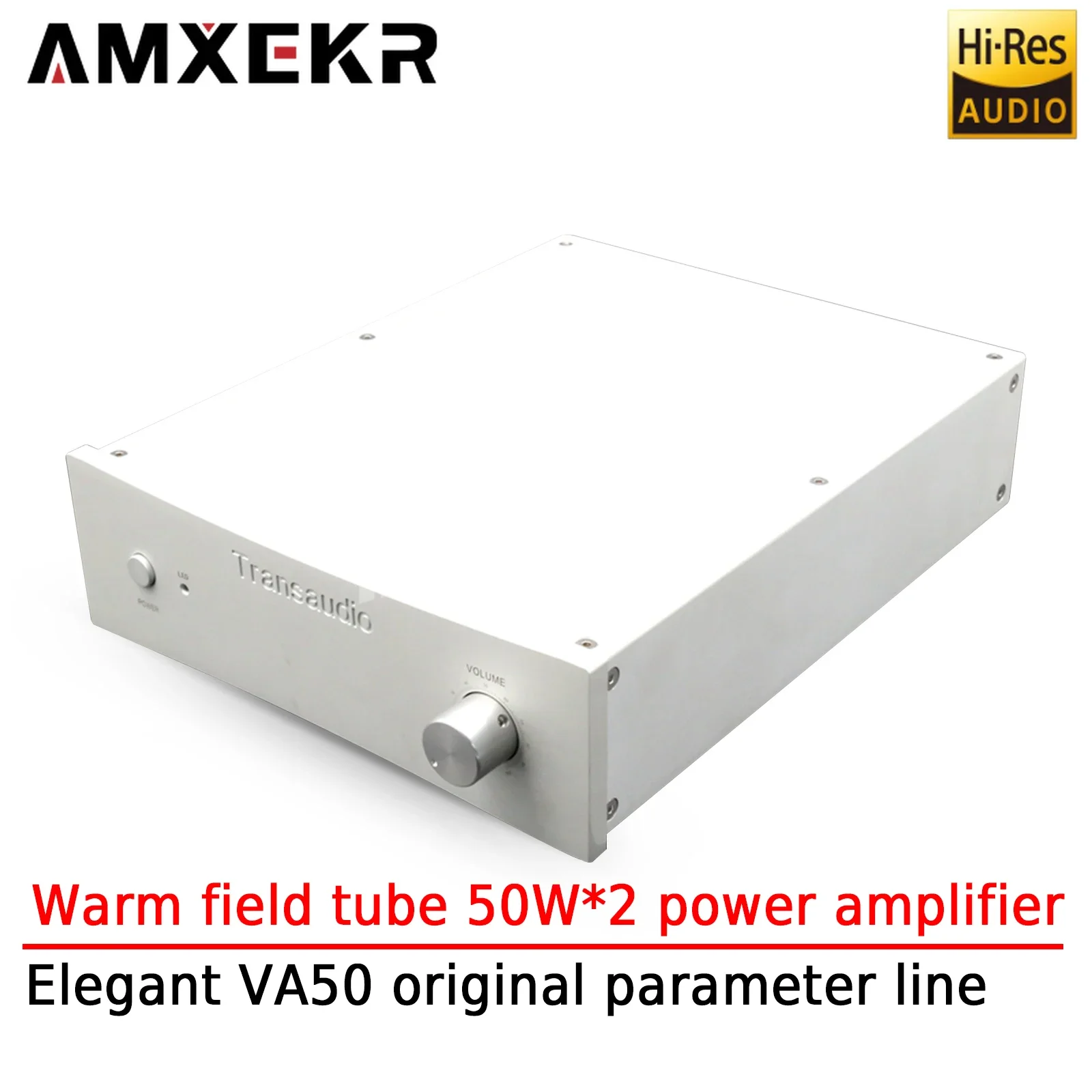 

AMXEKR Warm Field Tube 50W*2 Power Amplifier Elegant AURA VA50 Line 4*K1058J162 Home Theater