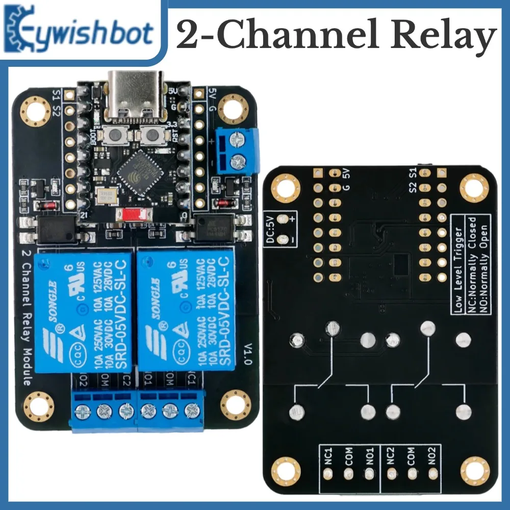 modulo-de-rele-de-2-vias-dc-5v-com-acionamento-por-nivel-baixo-isolamento-por-optoacoplador-e-anti-interferencia-compativel-com-arduino-raspberry-pi