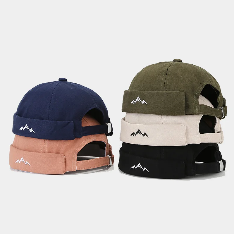 

Hip Hop Beanie Skullcap Trendy Color Streetwear Portable Melon Cap Fashion Headwear Caps Elastic Panels Hip Hop Hat
