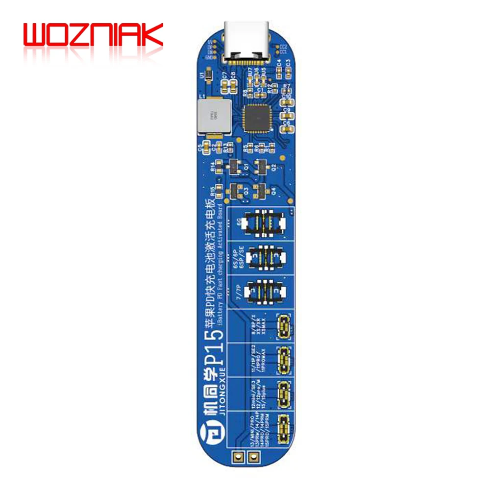 JTX P15 Battery Activation Board With PD Fast Charging Activated Battery in Seconds for  iPHONE 6-15PM Overvoltage Protection