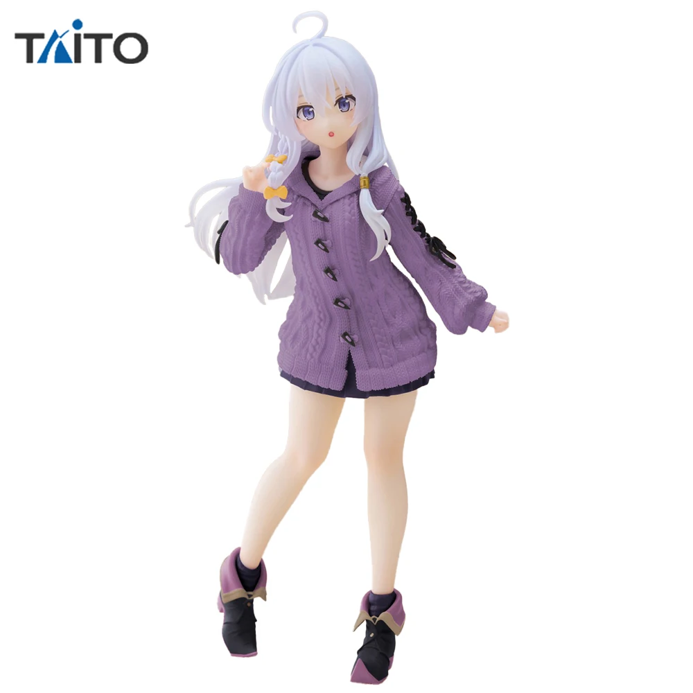 

Оригинальная фигурка TAiTO Coreful Wandering Witch Elaina (версия трикотажного платья) (Renewal Edition) Коллекционная аниме-модель Gfit Toys 18 см