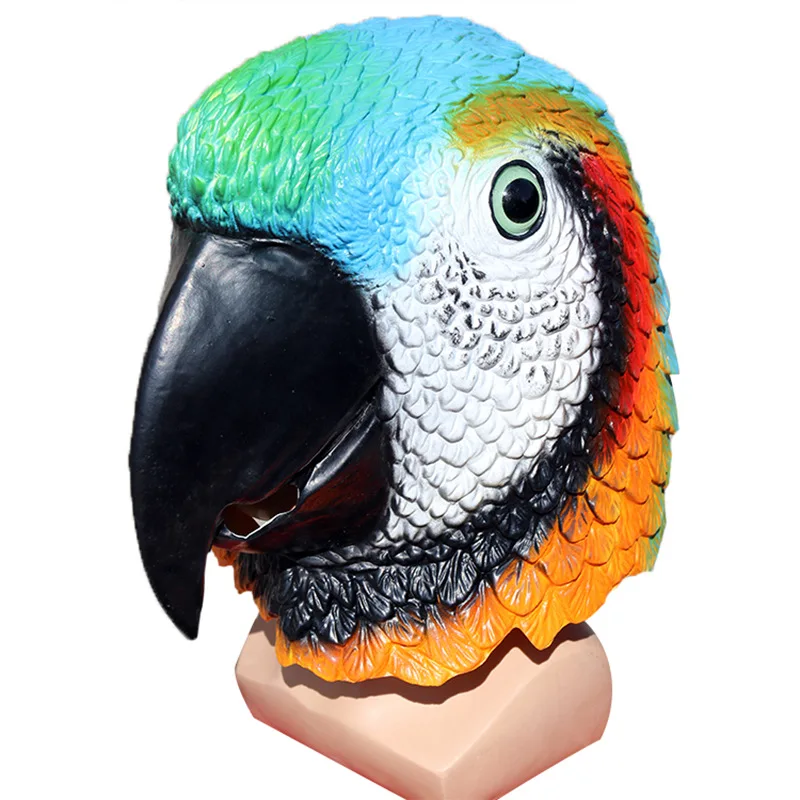 

Simulated Bird Parrot Mask Halloween Cute Animal Bird Play Headset Ball Dress up Prop