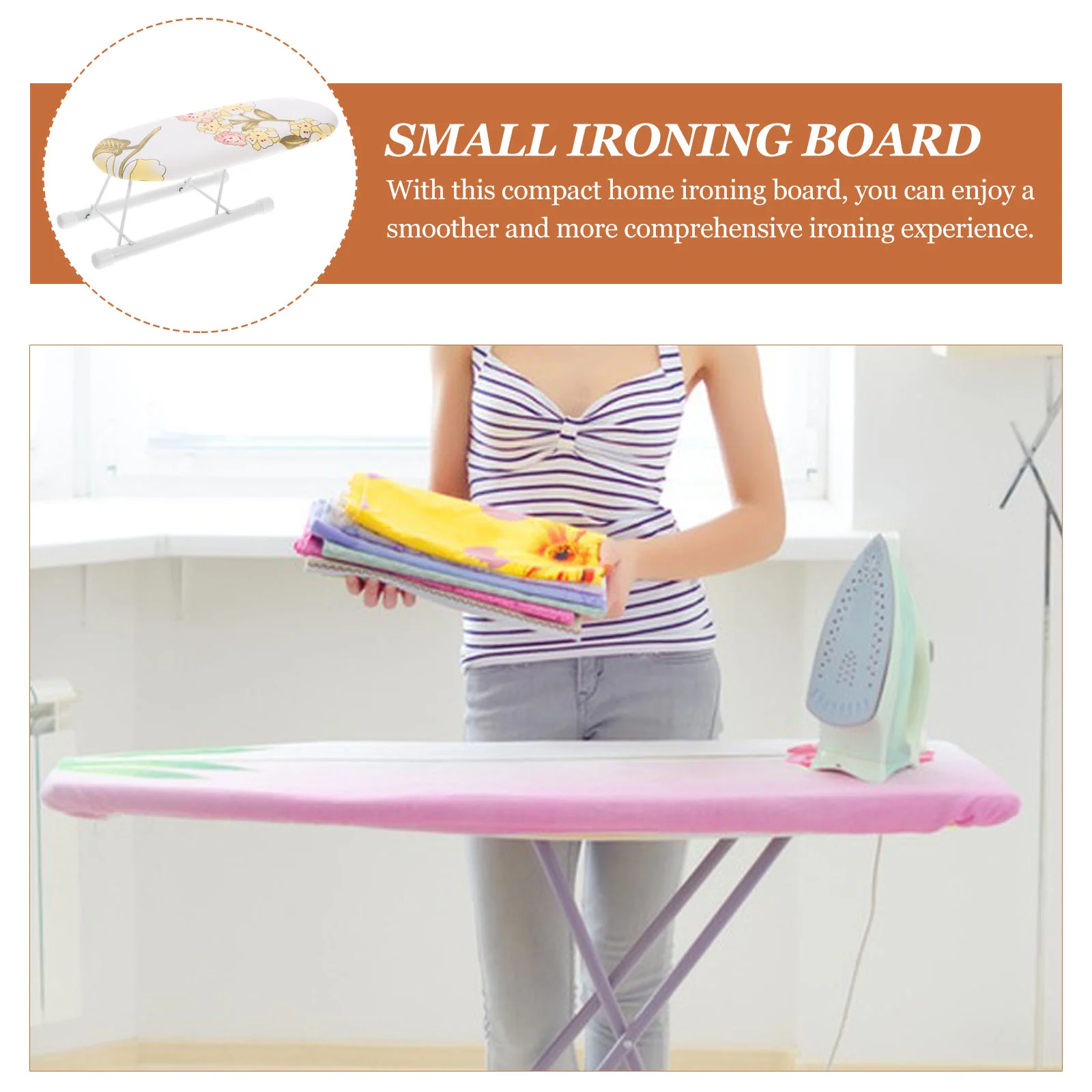 Mini Ironing Board Sewing Sleeve Small Folding Foldable Tabletop Stool Household Travel