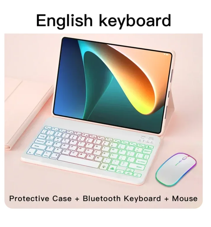 

Keyboard Case For Xiaomi Redmi Pad SE 2023 11 inch Spanish Russian Portuguese Backlit keyboard cover funda for Redmi Pad SE 11"