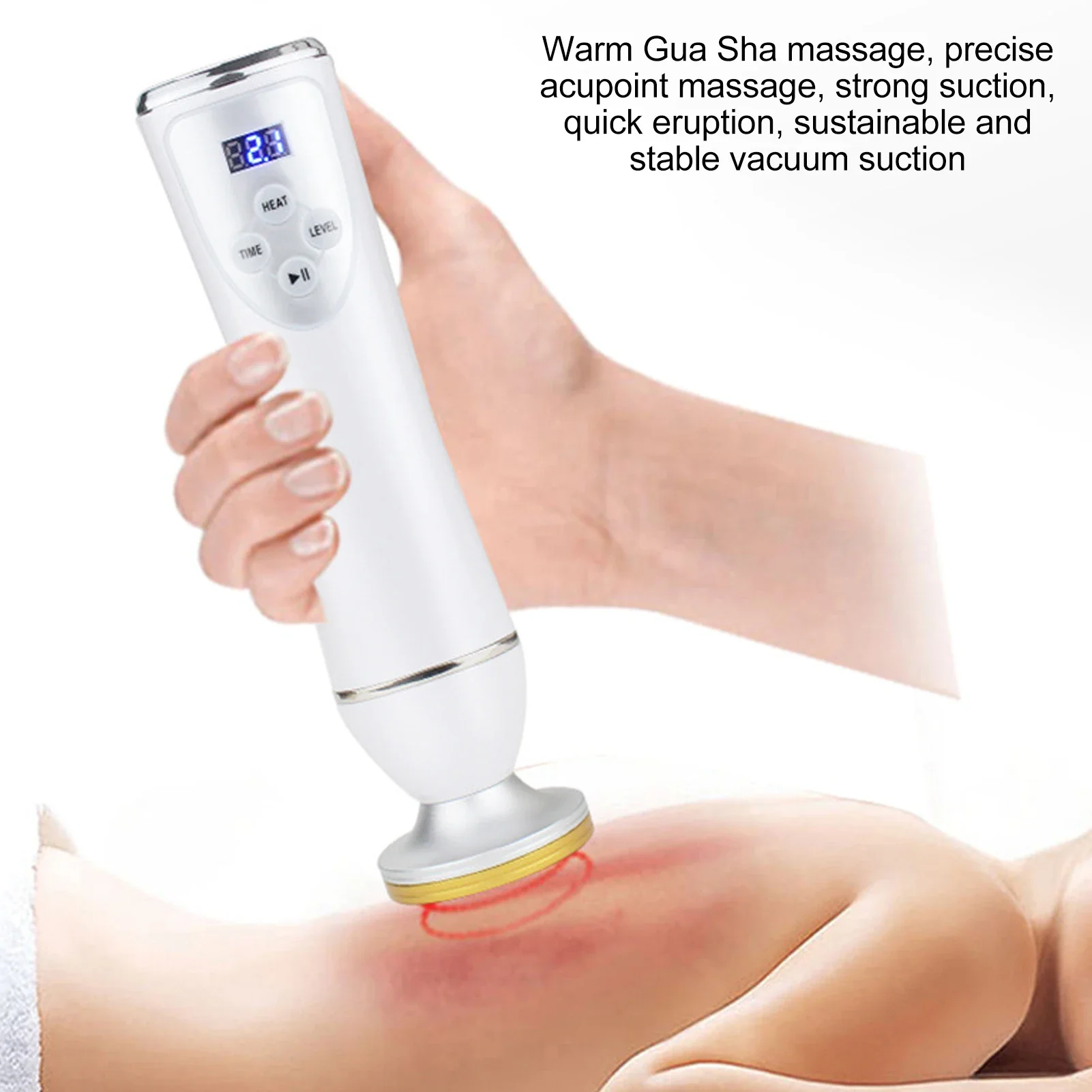 Electric Gua Sha Scraping Machine Household Heating Vacuum Cup Massage Device Neck Shoulder Health Care Relax Massage Machine