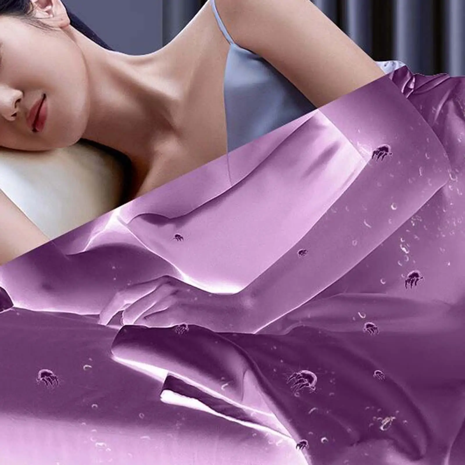 Penyedot debu efektif, penyedot debu tempat tidur genggam untuk kamar tidur, ruang tamu, rumah