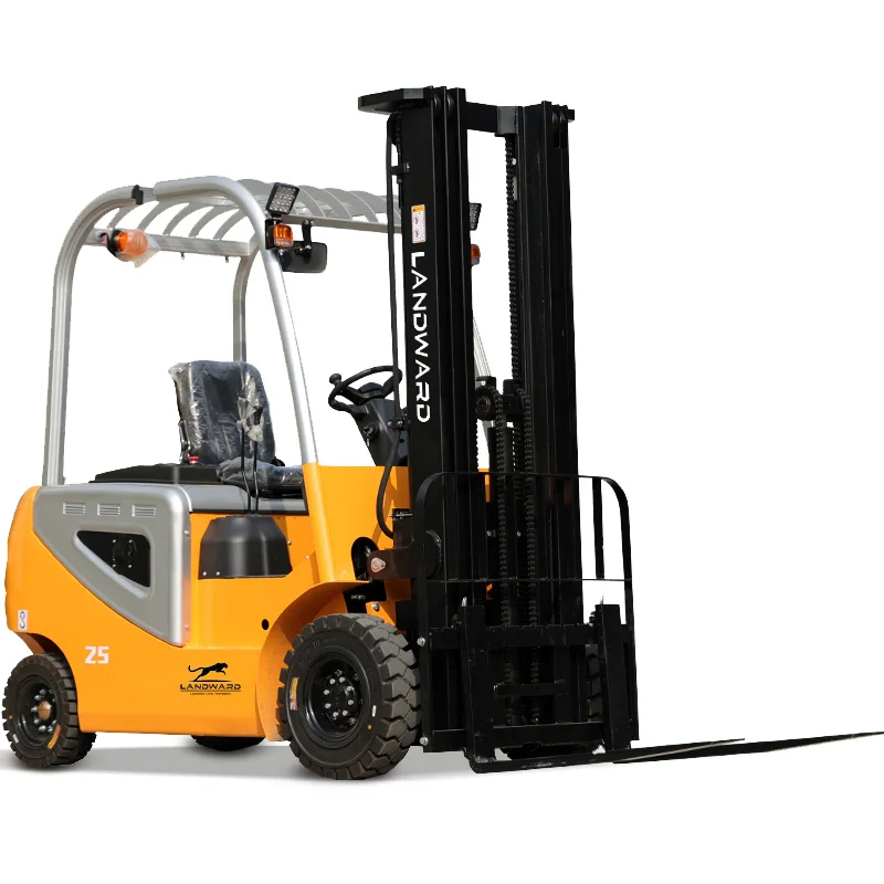 Four-Wheeled 3 Ton Sitting Seat Driving Electric Forklift Small Electric Handling Truck 2 Ton Full Automatic Stacker Customized