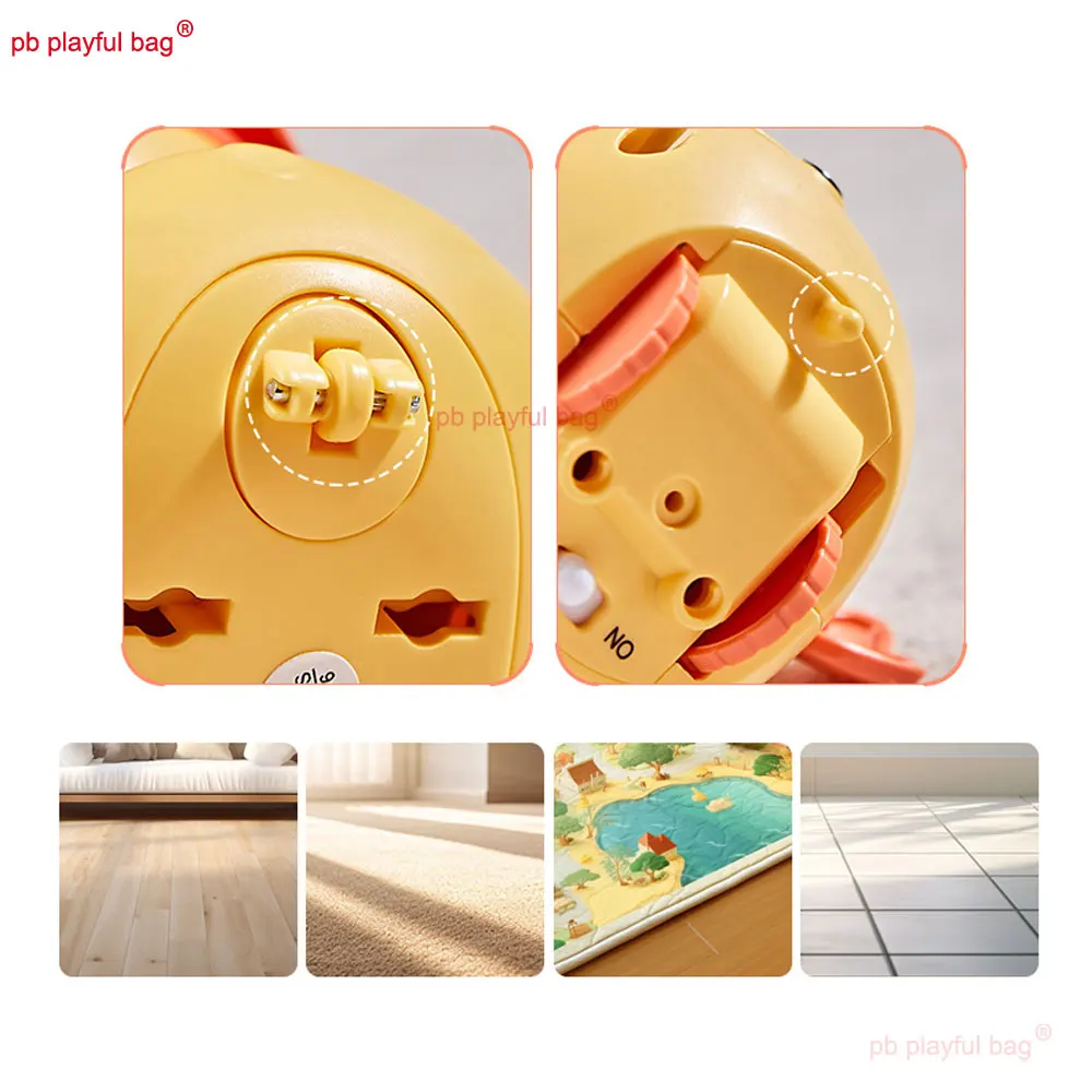 Magnetisch volgende eendspeelgoed Interactieve wandelende pratende helper voor baby's die kruipen en spreken