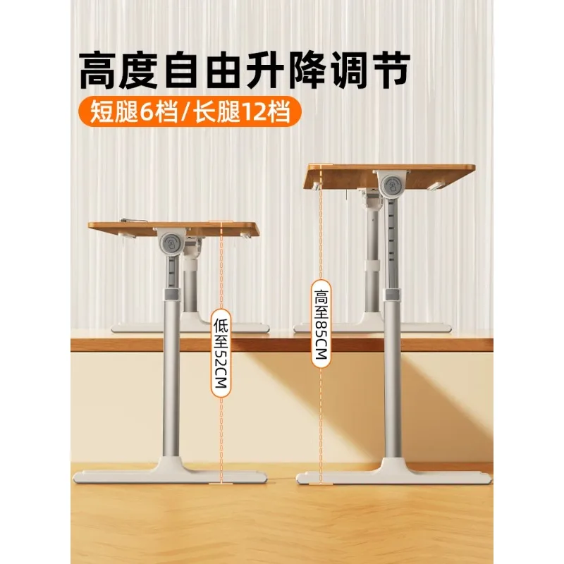 Adjustable Laptop Desk for Office Study Foldable Sofa Side Tray Multifunctional Laptop Bed Desk Portable Study Table for Writing