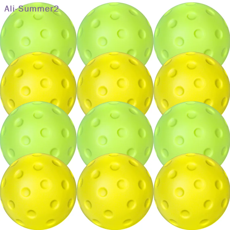 

{Summer2} 1/3pcs Durable Indoor Pickleball Balls 74mm Training Paddle Ball PU Foam Pickleball Soft Silent For Competition