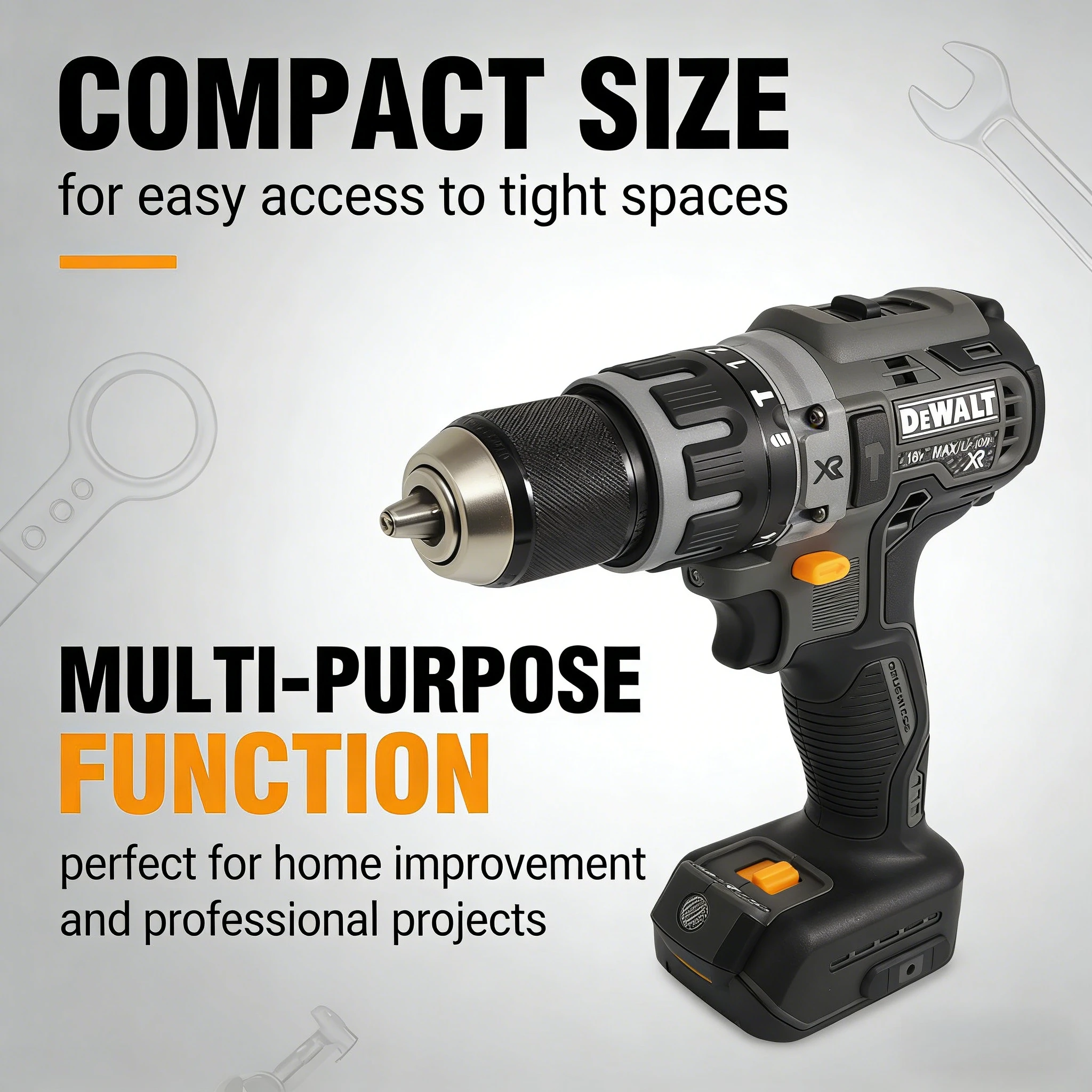 

Аккумуляторная дрель DEWALT DCD 791 20V с регулируемой скоростью для сверления дерева и металла, для ремонта дома и строительных работ, без аккумулятора