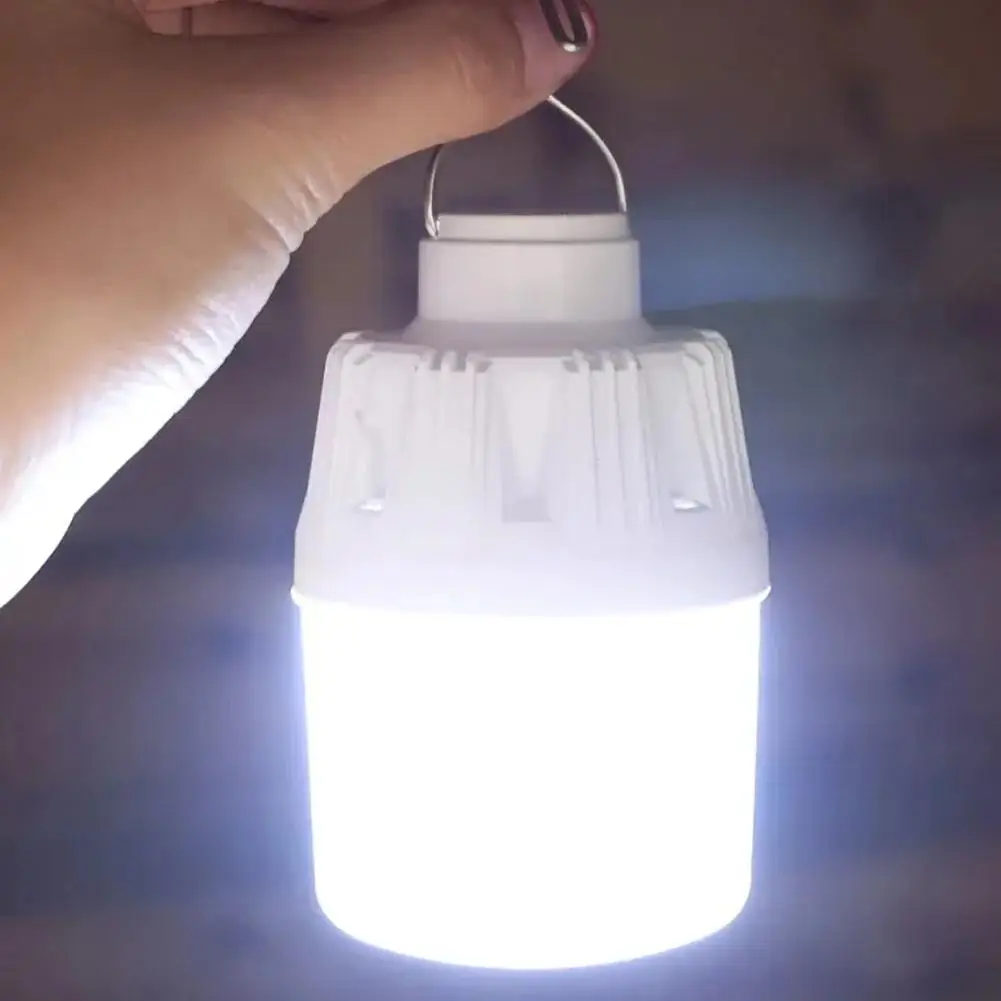 Portable USB Rechargeable Lamp LED Camping Lights Outdoor Emergency Bulb High Power Lamp Bulb Battery Lantern Tents Lighting