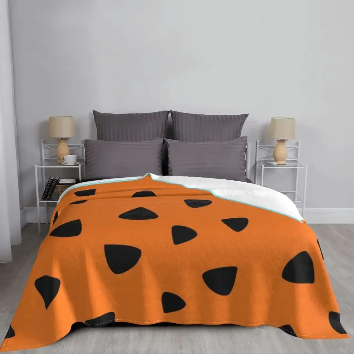 

Одеяло с текстурой Flintstones, винтажные теплые зимние одеяла для кроватей, тонкое одеяло, идеально подходящее для дома и сада