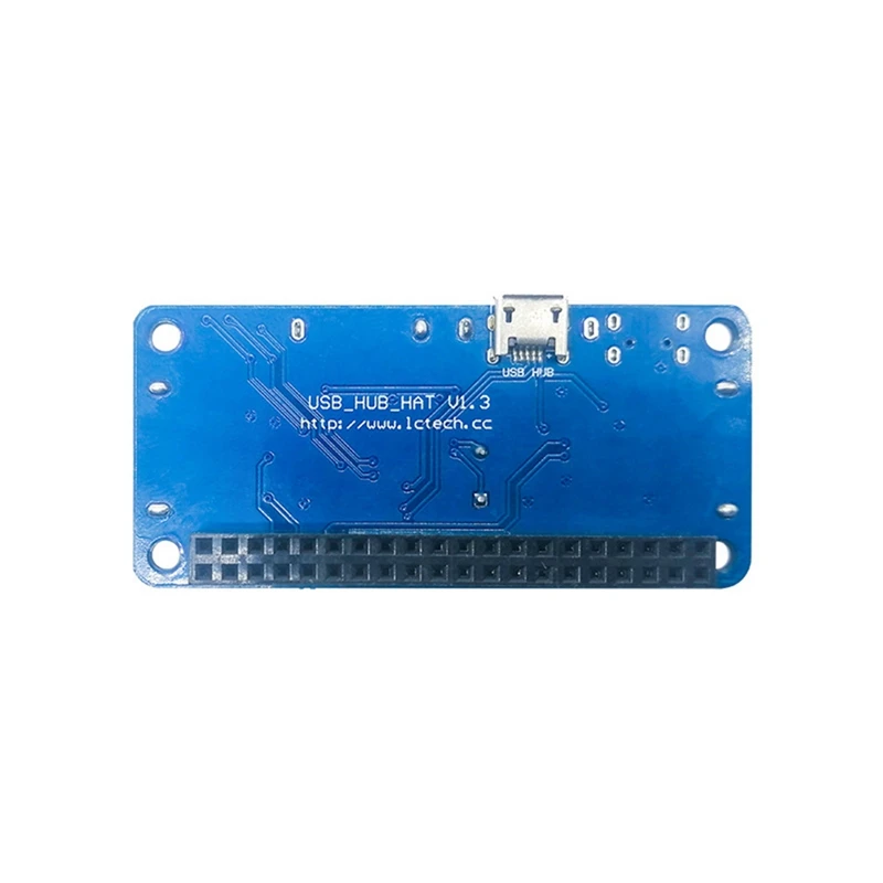 DN-4 Ports USB HUB HAT For Raspberry Pi Zero/Zero W/3B/3B+ Extension Board USB To UART For Serial Debugging HUB