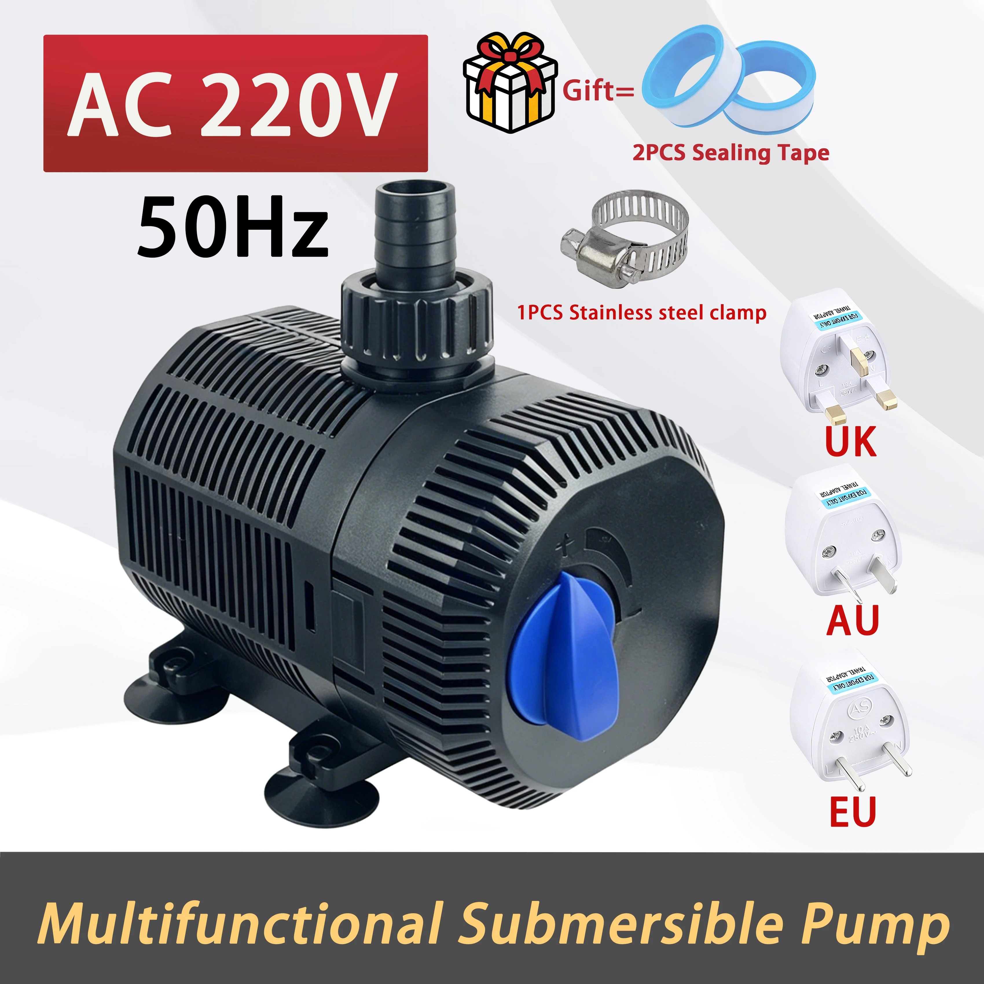

Multifunctional Submersible Pump - Fish Pond and Fish Tank Water Pump - Adjustable Flow Rate - Filter Pump - Pond Landscaping