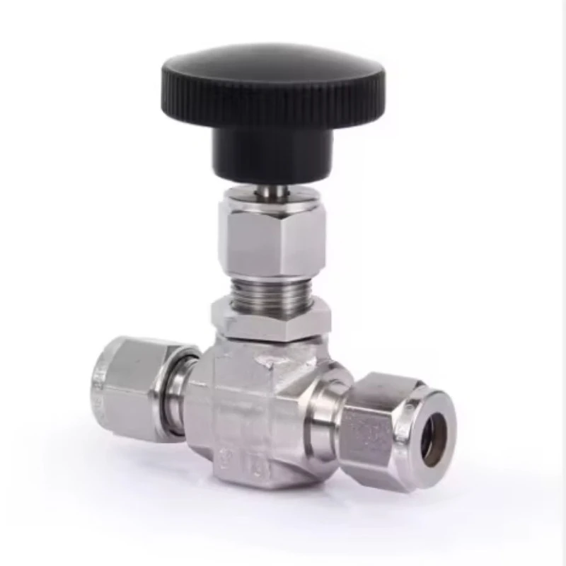 

SS316 Universal Needle Valve, Double Sleeve Industrial Grade Water Oil and Gas Flow Control Valve