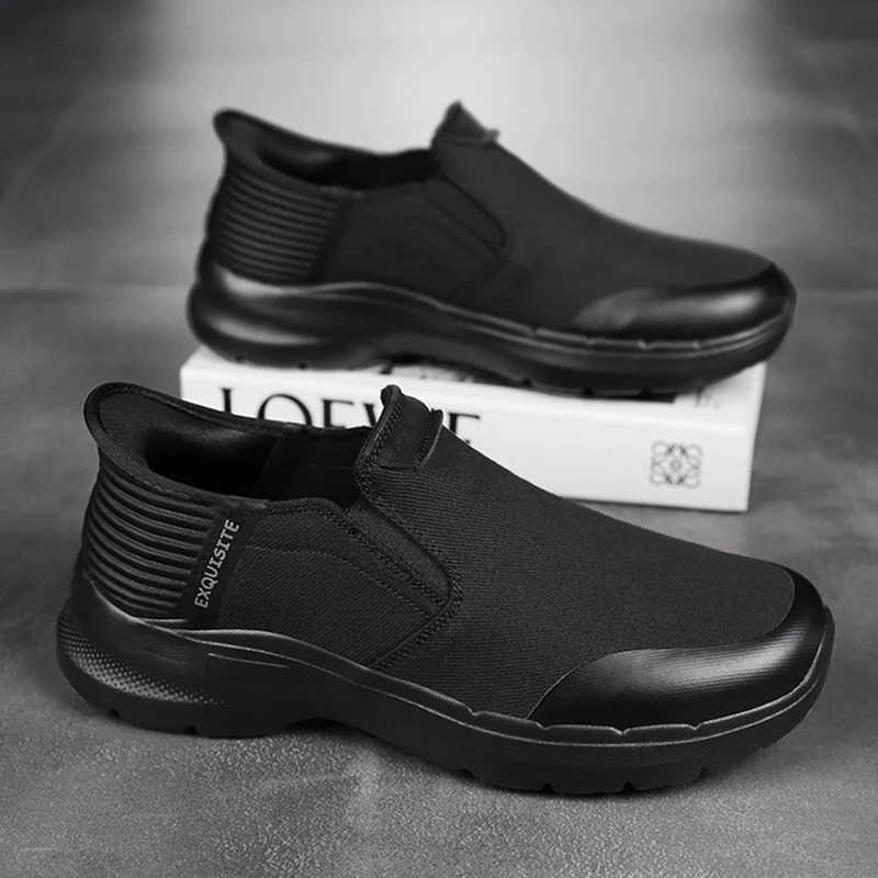 New Summer Breathable Canvas Shoes Men Loafers Slip on Sneakers Fashion Casual Men Shoes Lightweight Flats Men Driving Zapato