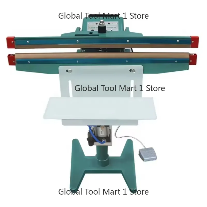 

Pneumatic QPSF-450/650/800/1000 Vertical Aluminium Foot Pedal Sealer Heat Plastic Bag Impulse Sealing Machine